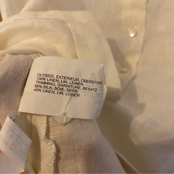 White linen tank top - Picture 5 of 5